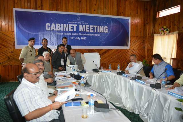 GOVERNMENT SCRIPTS HISTORY, HOLDS FIRST CABINET MEETING OUTSIDE STATE CAPITAL; CABINET DECIDES TO HANDOVER LOKTAK SCAM TO CBI